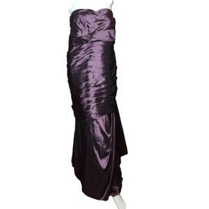Jade Couture Plus Size 14 Purple Strapless Gown